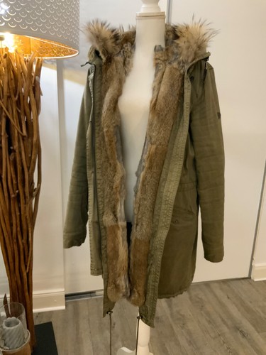 Blonde parka wintermantel - no,